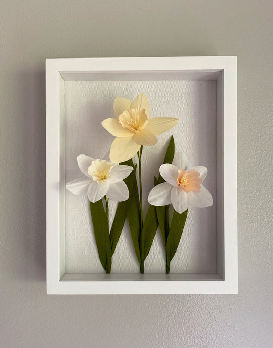 Daffodil Field Shadow Box