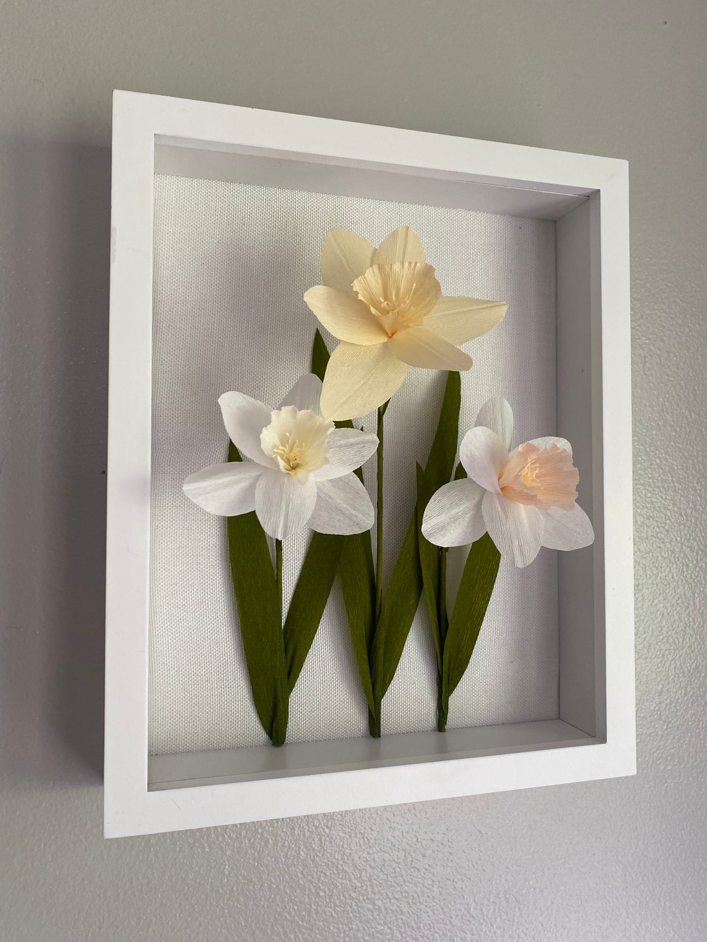 Daffodil Field Shadow Box